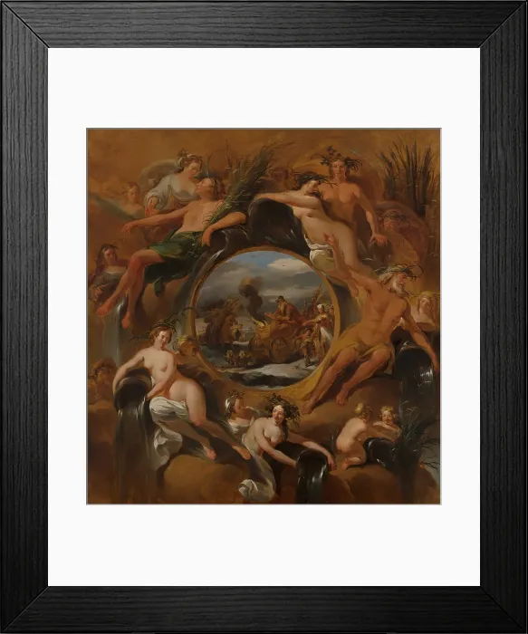 Framed Print : Allegory of Winter. Creator: Nicolaes Berchem Framed Print : Allegory of Winter. Creator: Nicolaes Berchem