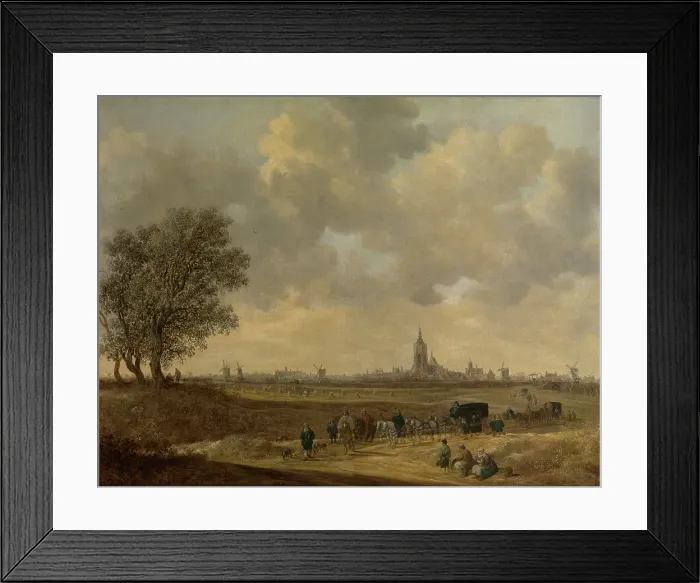 Framed Print : Landscape, 1644. Creator: Jan van Goyen Framed Print : Landscape, 1644. Creator: Jan van Goyen