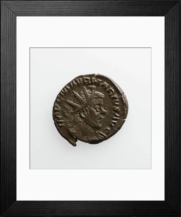 Framed Print : Antoninianus of Marius, A.D. 269. Creator: Unknown Framed Print : Antoninianus of Marius, A.D. 269. Creator: Unknown