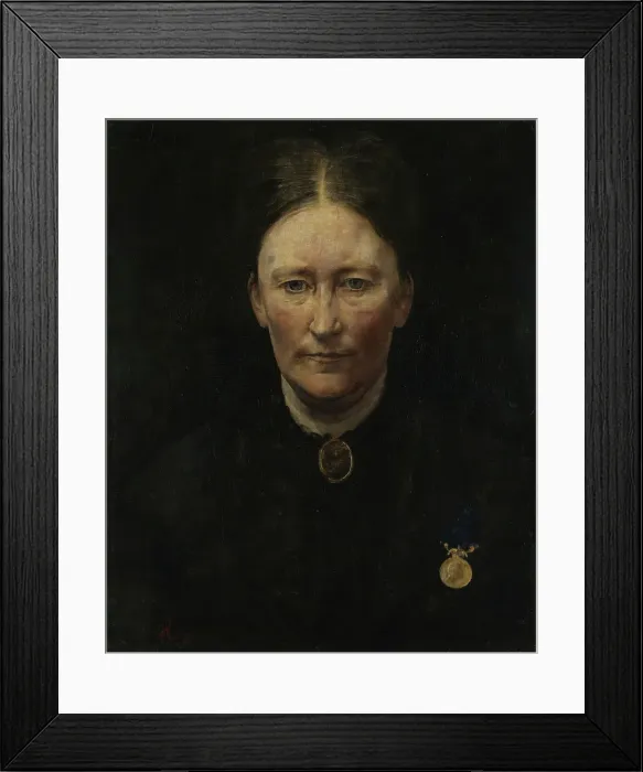 Framed Print : Portrait of the Actress Laura Gundersen, 1879. Creator: Hans Heyerdahl Framed Print : Portrait of the Actress Laura Gundersen, 1879. Creator: Hans Heyerdahl
