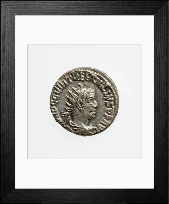 Framed Print : Antoninianus of Trebonianus Gallus, A.D. 251-253. Creator: Unknown Framed Print : Antoninianus of Trebonianus Gallus, A.D. 251-253. Creator: Unknown