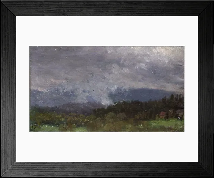 Framed Print : Landscape from Stabekk near Oslo, 1889. Creator: Siegwald Johannes Dahl Framed Print : Landscape from Stabekk near Oslo, 1889. Creator: Siegwald Johannes Dahl