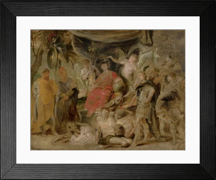 Framed Print : The Triumph of Rome: The Youthful Emperor Constantine Honouring Rome. Creator: Peter Paul Rubens Framed Print : The Triumph of Rome: The Youthful Emperor Constantine Honouring Rome. Creator: Peter Paul Rubens