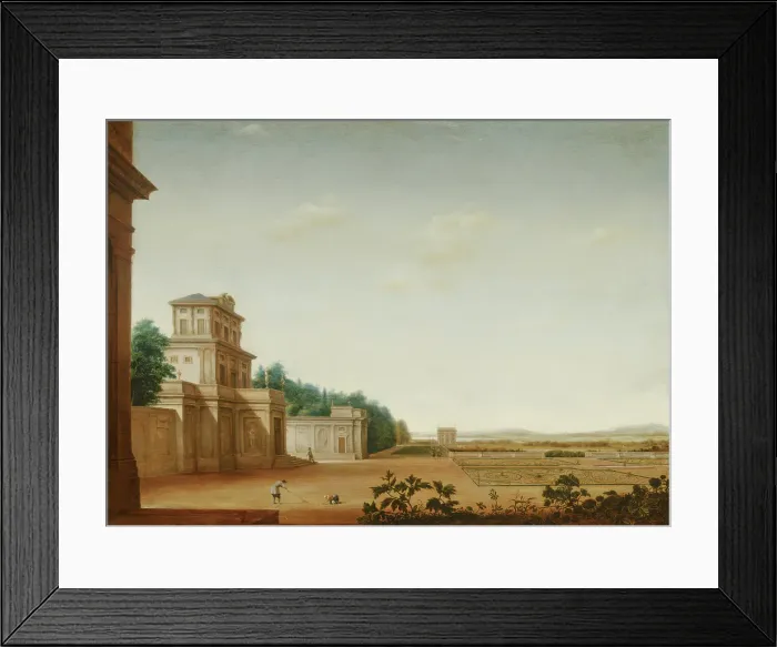 Framed Print : Country House and Park. Creator: Jan van Nickelen Framed Print : Country House and Park. Creator: Jan van Nickelen
