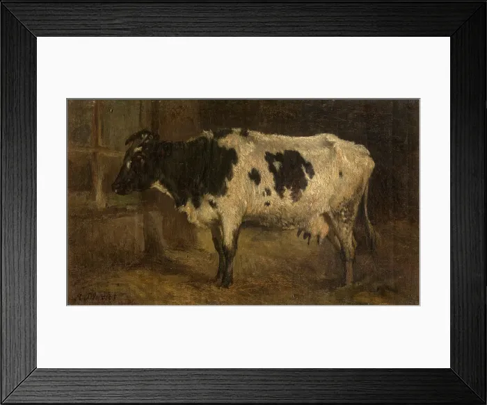 Framed Print : Cow, c1870s. Creator: Andre Plumot Framed Print : Cow, c1870s. Creator: Andre Plumot