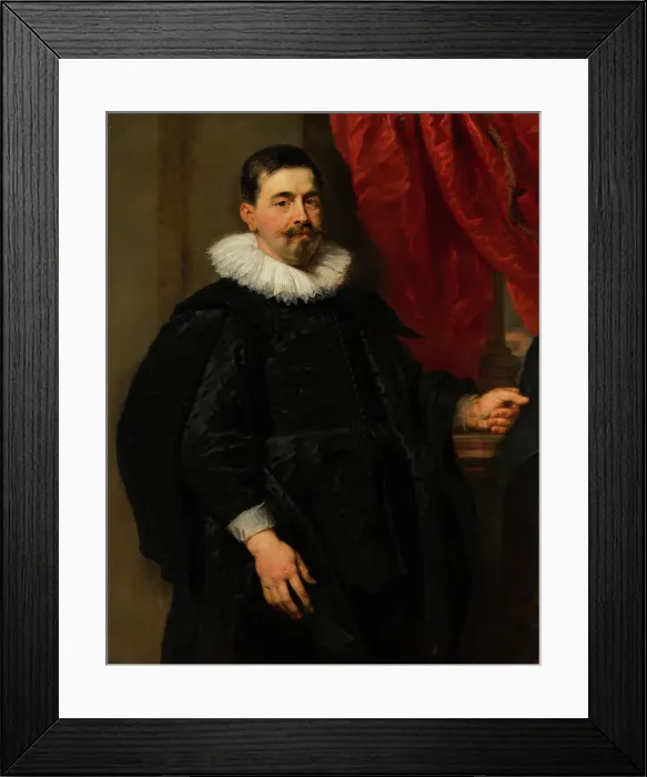 Framed Print : Portrait of a Man, possibly Peter van Hecke (1591-1645). Creator: Peter Paul Rubens Framed Print : Portrait of a Man, possibly Peter van Hecke (1591-1645). Creator: Peter Paul Rubens