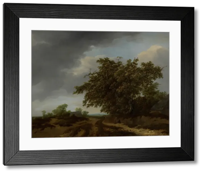 Framed Print : Landscape on the Edge of the Dunes, c1648-1691. Creator: Jan Vermeer van Haarlem Framed Print : Landscape on the Edge of the Dunes, c1648-1691. Creator: Jan Vermeer van Haarlem