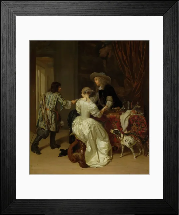 Framed Print : The Messenger. Creator: Jan Verkolje Framed Print : The Messenger. Creator: Jan Verkolje