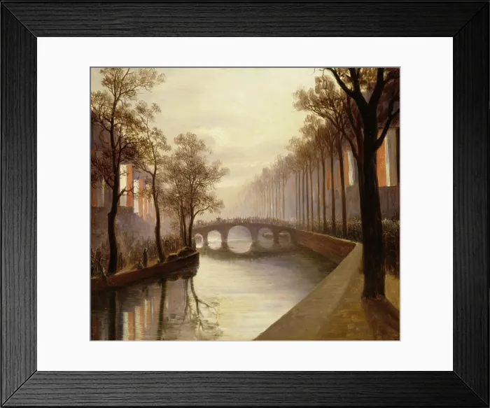Framed Print : King William II's ceremonial Processsion into Amsterdam in 1840, 1840. Creator: Thomas Fearnley Framed Print : King William II's ceremonial Processsion into Amsterdam in 1840, 1840. Creator: Thomas Fearnley
