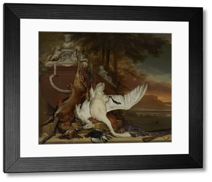 Framed Print : Dead Swan. Creator: Jan Weenix Framed Print : Dead Swan. Creator: Jan Weenix