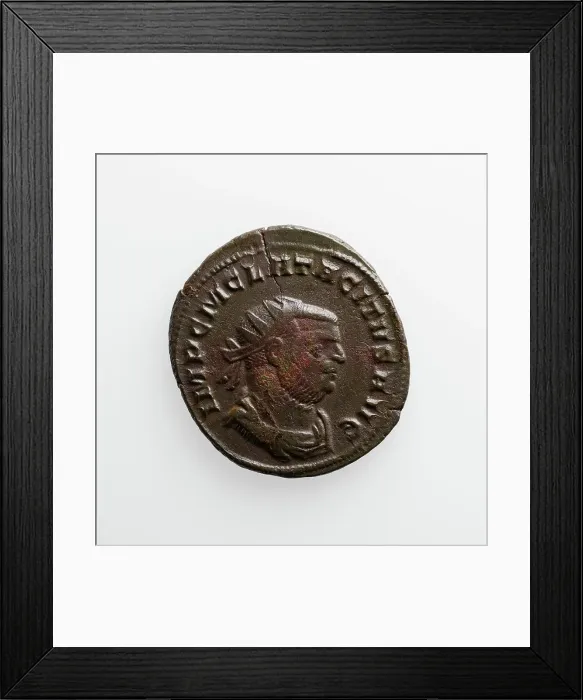 Framed Print : Antoninianus of Tacitus, A.D. 275-276. Creator: Unknown Framed Print : Antoninianus of Tacitus, A.D. 275-276. Creator: Unknown