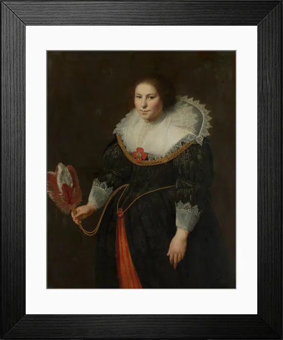 Framed Print : Portrait of a Lady. Creator: Paulus Moreelse Framed Print : Portrait of a Lady. Creator: Paulus Moreelse