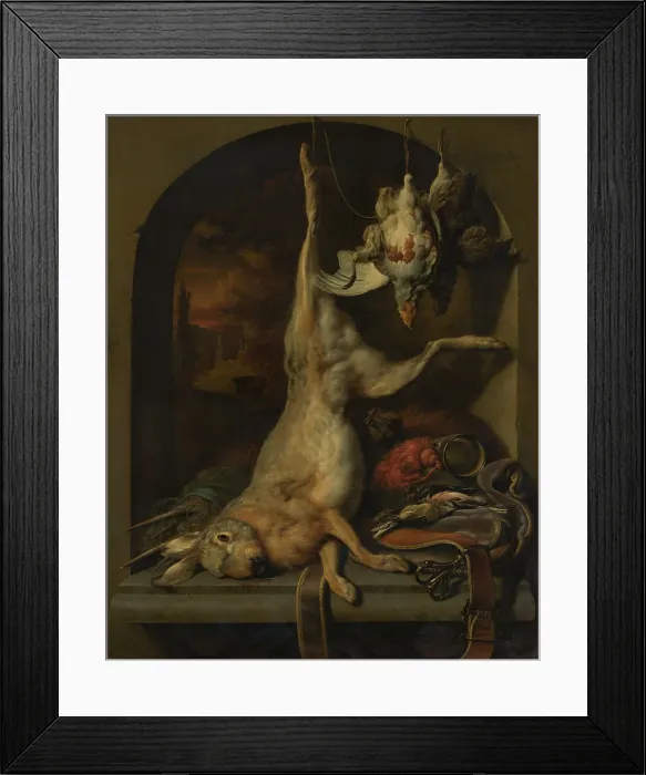 Framed Print : Dead Hare. Creator: Jan Weenix Framed Print : Dead Hare. Creator: Jan Weenix