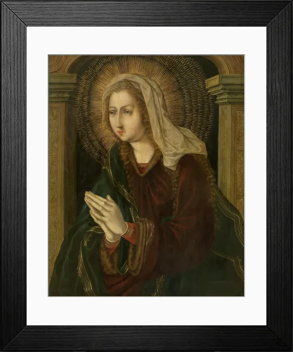 Framed Print : Afflicta Virgo. Creator: Jan Gossaert Framed Print : Afflicta Virgo. Creator: Jan Gossaert