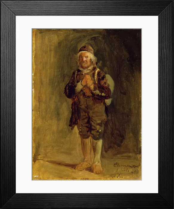 Framed Print : Clement Ringnaes from Sigdal, 1848. Creator: Adolph Tidemand Framed Print : Clement Ringnaes from Sigdal, 1848. Creator: Adolph Tidemand