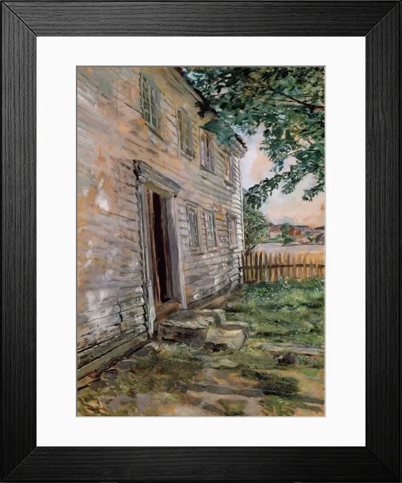 Framed Print : Old house at Brekkesto, 1914. Creator: Christian Krohg Framed Print : Old house at Brekkesto, 1914. Creator: Christian Krohg