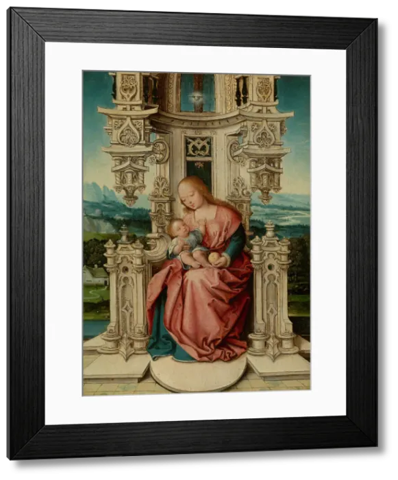 Framed Print : Madonna. Creator: Jan Gossaert Framed Print : Madonna. Creator: Jan Gossaert