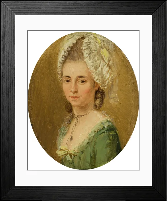 Framed Print : Portrait of a Woman. Creator: Ozias Humphry Framed Print : Portrait of a Woman. Creator: Ozias Humphry
