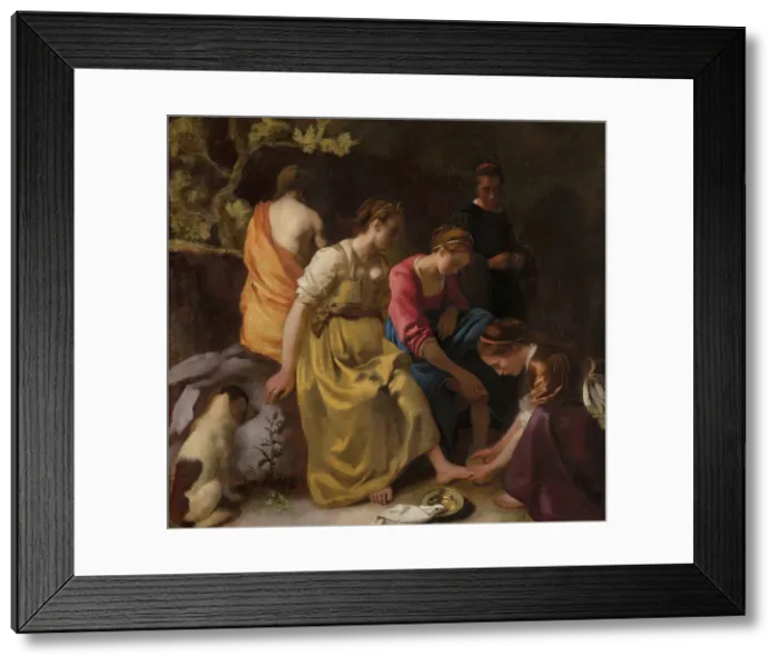 Framed Print : Diana and her Nymphs. Creator: Jan Vermeer Framed Print : Diana and her Nymphs. Creator: Jan Vermeer