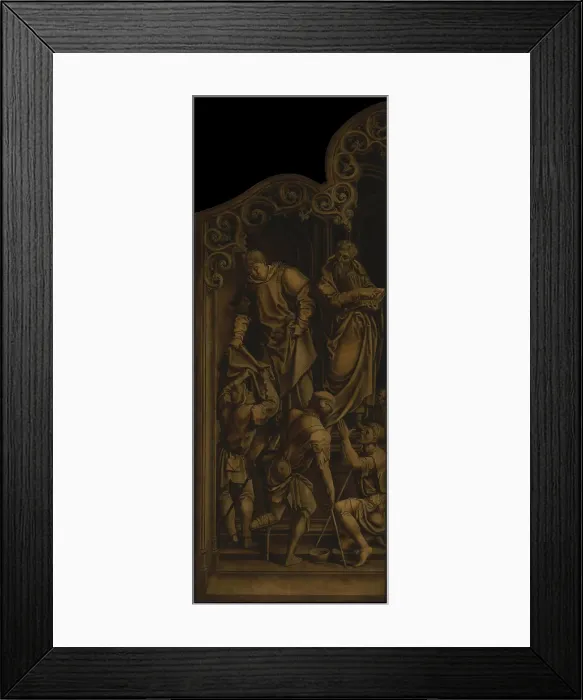 Framed Print : Saint Martin and Saint Mark, 1517-1524 / 1525. Creator: Bernaert van Orley Framed Print : Saint Martin and Saint Mark, 1517-1524 / 1525. Creator: Bernaert van Orley