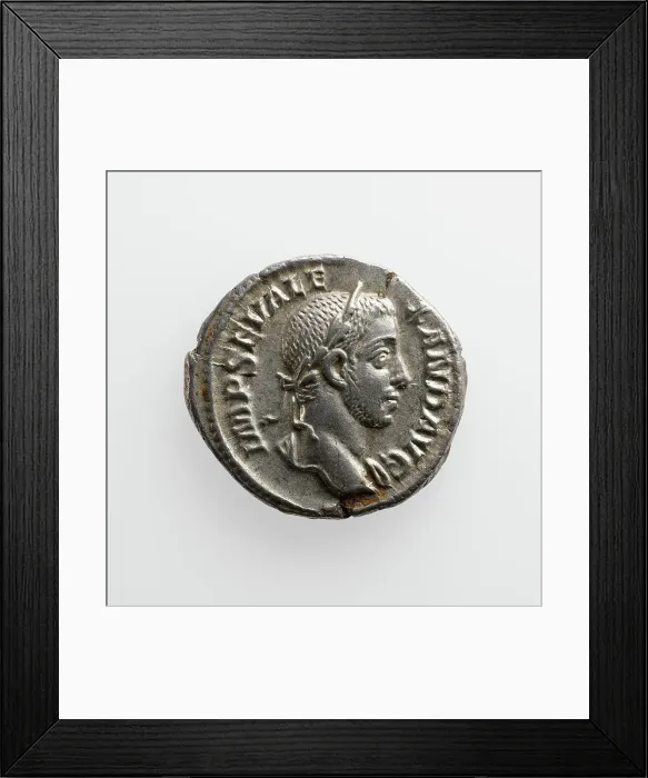 Framed Print : Denarius of Severus Alexander, A.D. 222-235. Creator: Unknown Framed Print : Denarius of Severus Alexander, A.D. 222-235. Creator: Unknown