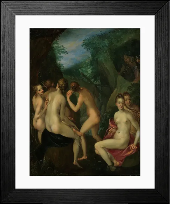 Framed Print : Diana and Actaeon, c1610-1615 Framed Print : Diana and Actaeon, c1610-1615