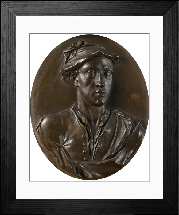 Framed Print : Portrait Relief of Arnout Vosmaer (1720-1799). Creator: Johann Heinrich Schepp Framed Print : Portrait Relief of Arnout Vosmaer (1720-1799). Creator: Johann Heinrich Schepp