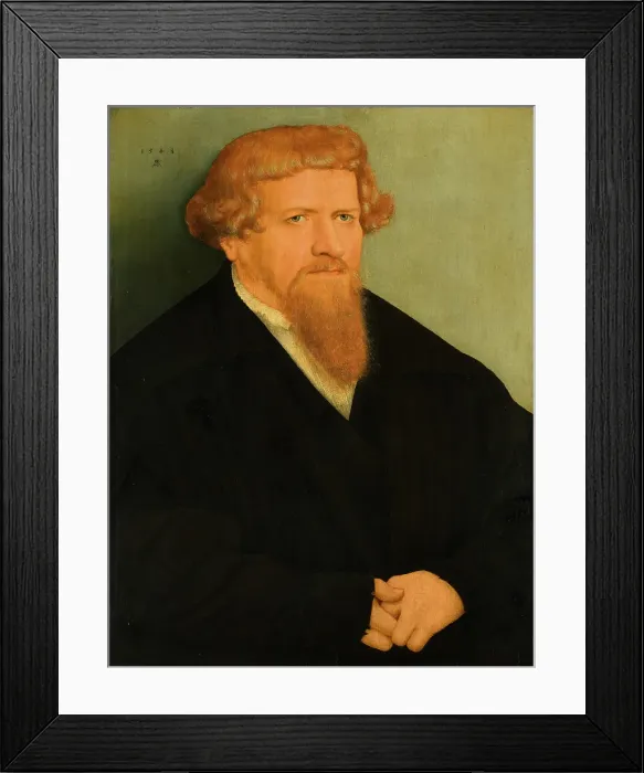 Framed Print : Portrait of a Man with a Red Beard, 1548. Creator: Lucas Cranach the Younger Framed Print : Portrait of a Man with a Red Beard, 1548. Creator: Lucas Cranach the Younger