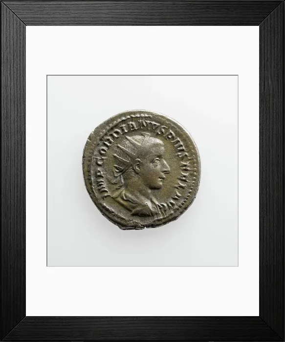 Framed Print : Antoninianus of Gordian III, A.D. 238-244. Creator: Unknown