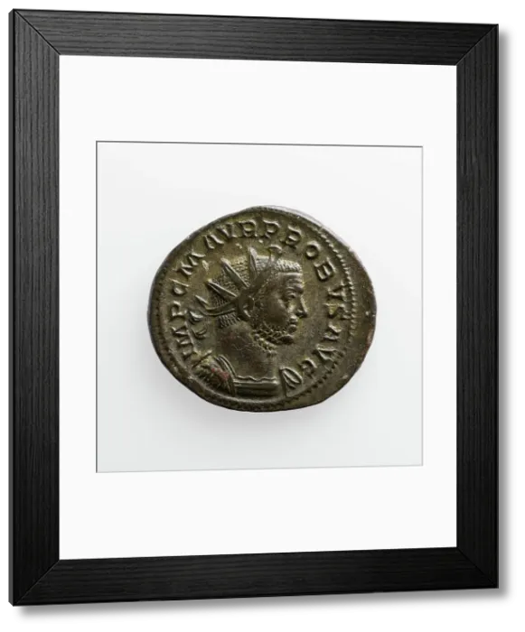 Framed Print : Antoninianus of Probus, A.D. 276-282. Creator: Unknown Framed Print : Antoninianus of Probus, A.D. 276-282. Creator: Unknown