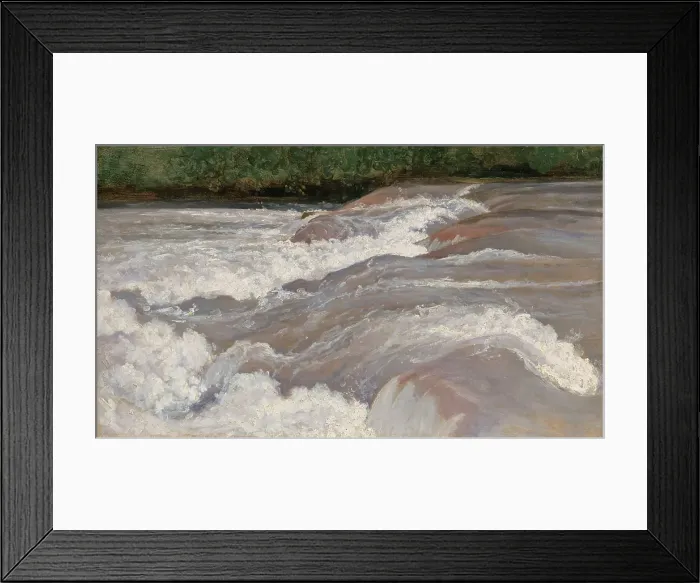 Framed Print : The Velino Above the Cascade of Terni, 1826. Creator: Jean-Baptiste-Camille Corot Framed Print : The Velino Above the Cascade of Terni, 1826. Creator: Jean-Baptiste-Camille Corot