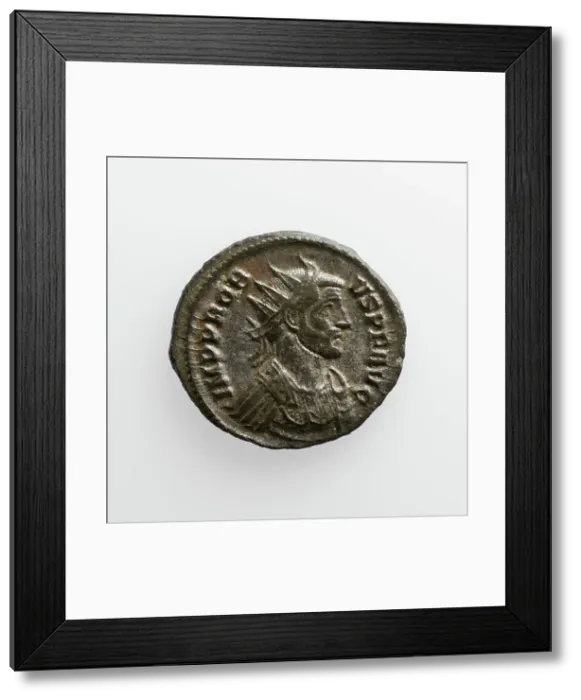 Framed Print : Antoninianus of Probus, A.D. 276-282. Creator: Unknown Framed Print : Antoninianus of Probus, A.D. 276-282. Creator: Unknown