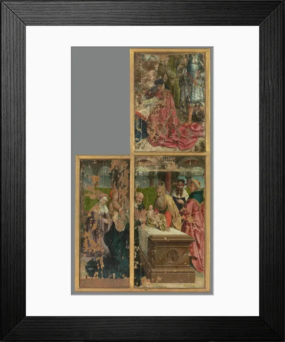 Framed Print : Epiphany Triptych, c1510-1540. Creator: Bernaert van Orley Framed Print : Epiphany Triptych, c1510-1540. Creator: Bernaert van Orley