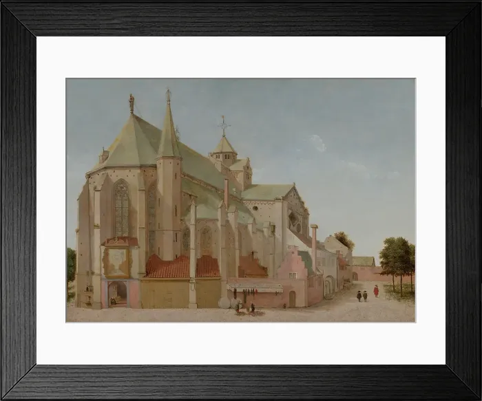 Framed Print : The Mariaplaats with the Mariakerk in Utrecht. Creator: Pieter Jansz Saenredam Framed Print : The Mariaplaats with the Mariakerk in Utrecht. Creator: Pieter Jansz Saenredam