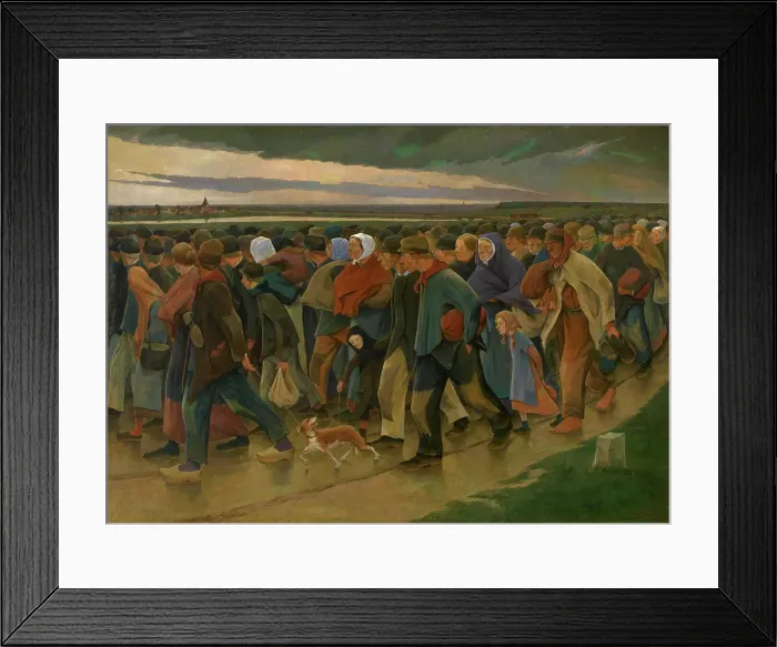 Framed Print : Last Eyesight, 1896. Creator: Eugene Laermans Framed Print : Last Eyesight, 1896. Creator: Eugene Laermans