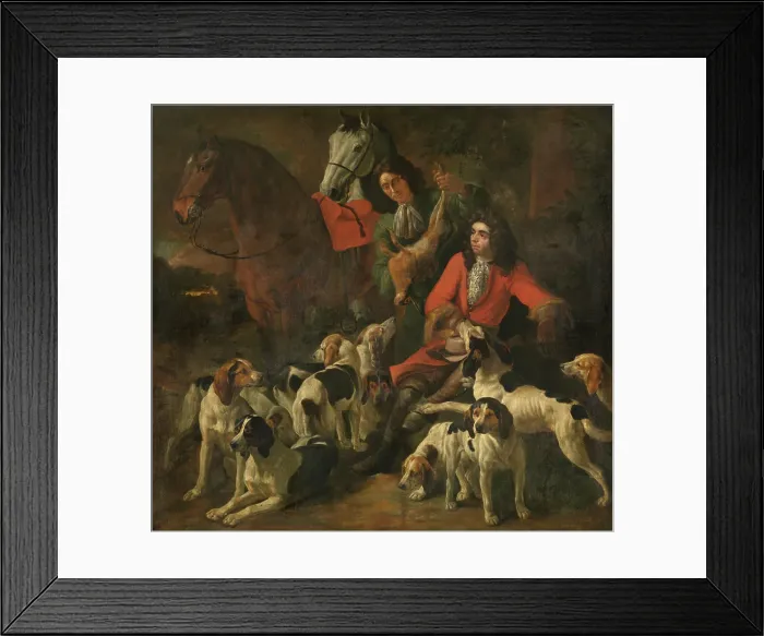 Framed Print : After the Hunt, c1650-1680. Creator: Jan Baptist Boel the Younger Framed Print : After the Hunt, c1650-1680. Creator: Jan Baptist Boel the Younger