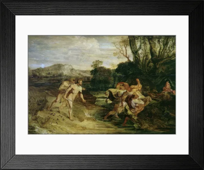 Framed Print : The Finding of Romulus and Remus, probably 1605. Creator: Unknown Framed Print : The Finding of Romulus and Remus, probably 1605. Creator: Unknown