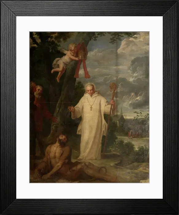Framed Print : Miracles of Saint Hugh of Lincoln, mid-17th century. Creator: Erasmus Quellinus Framed Print : Miracles of Saint Hugh of Lincoln, mid-17th century. Creator: Erasmus Quellinus