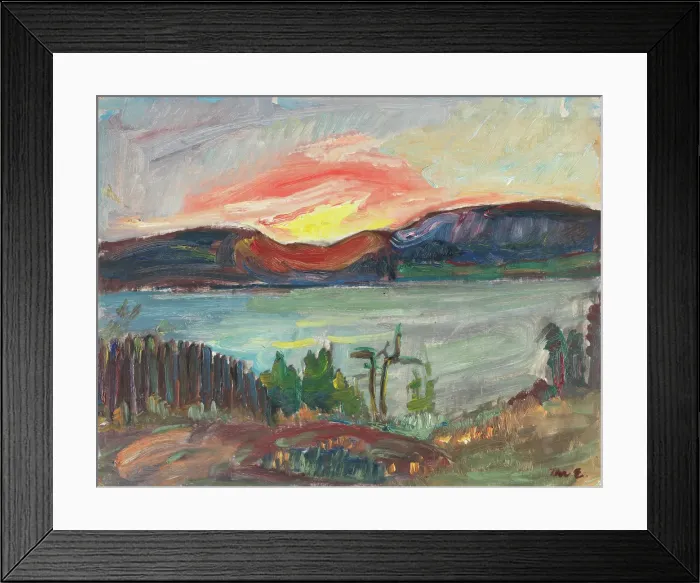 Framed Print : From Holmsbu, 1935. Creator: Thorvald Erichsen Framed Print : From Holmsbu, 1935. Creator: Thorvald Erichsen