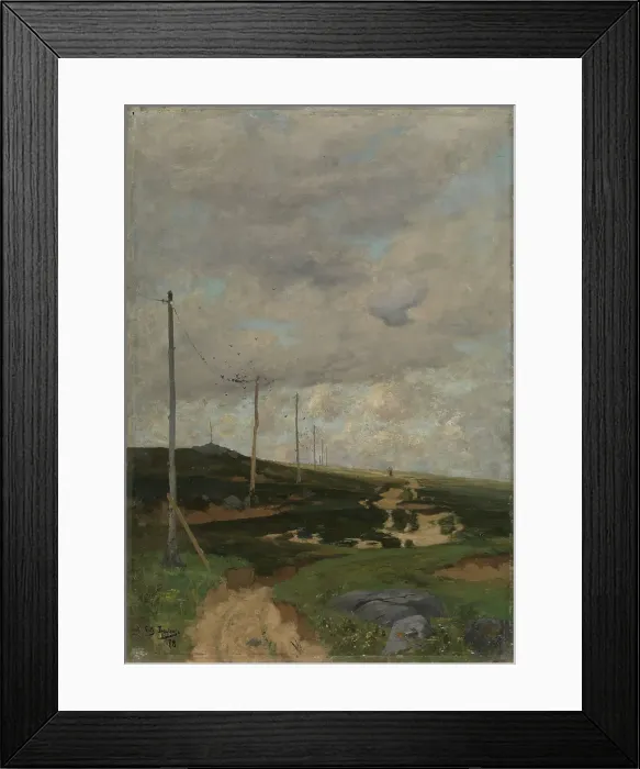 Framed Print : View from Jaeren, 1878. Creator: Frits Thaulow