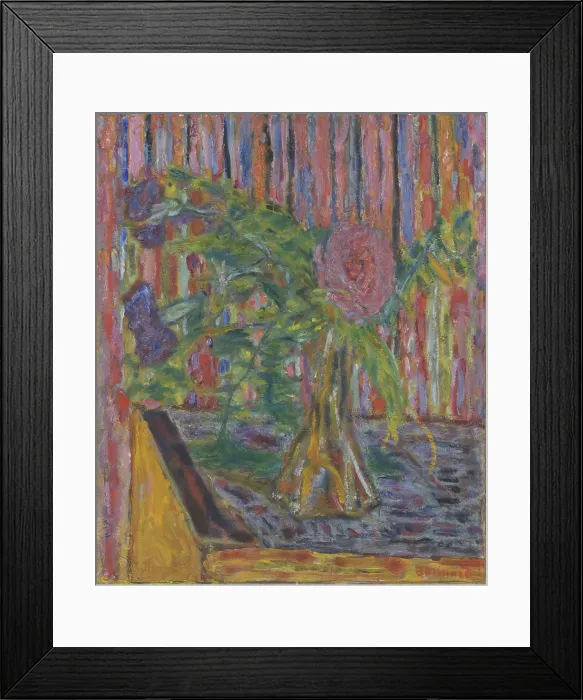 Framed Print : Flower Vase, 1938. Creator: Pierre Bonnard Framed Print : Flower Vase, 1938. Creator: Pierre Bonnard