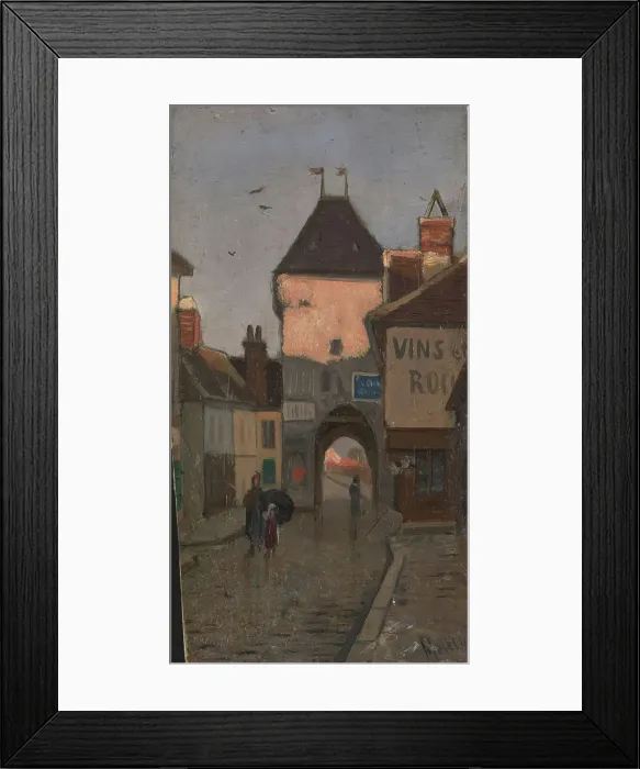 Framed Print : From Moret-sur-Loing, Undated. Creator: Fredrik Jonas Lucian Botfield Collett Framed Print : From Moret-sur-Loing, Undated. Creator: Fredrik Jonas Lucian Botfield Collett