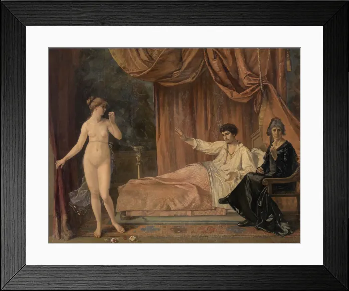 Framed Print : Fortune and Misfortune, mid-late 19th century. Creator: Eugene Smits Framed Print : Fortune and Misfortune, mid-late 19th century. Creator: Eugene Smits