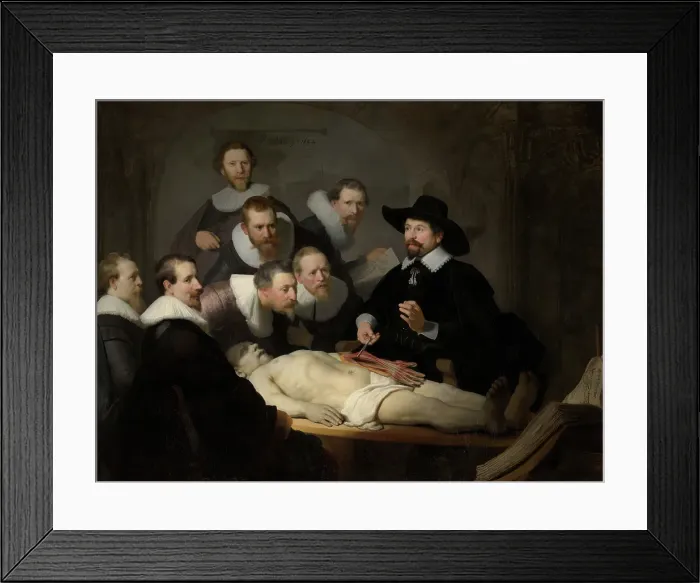 Framed Print : The Anatomy Lesson of Dr Nicolaes Tulp, c1660. Creator: Rembrandt Harmensz van Rijn Framed Print : The Anatomy Lesson of Dr Nicolaes Tulp, c1660. Creator: Rembrandt Harmensz van Rijn