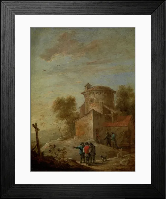 Framed Print : Afternoon, c1640-1690. Creator: David Teniers II Framed Print : Afternoon, c1640-1690. Creator: David Teniers II
