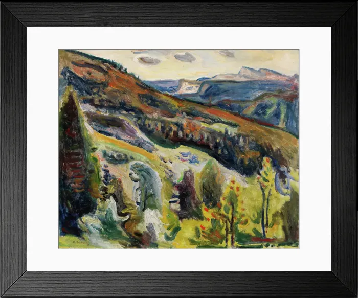 Framed Print : From Kviteseid in Telemark, 1944. Creator: Per Deberitz Framed Print : From Kviteseid in Telemark, 1944. Creator: Per Deberitz