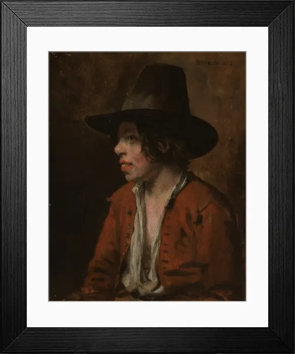 Framed Print : Fisher Boy, 1655. Creator: Esaias Boursse Framed Print : Fisher Boy, 1655. Creator: Esaias Boursse