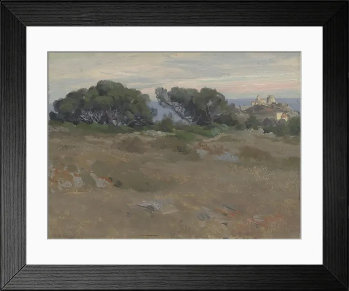 Framed Print : From the Riviera, 1892. Creator: Christian Skredsvig Framed Print : From the Riviera, 1892. Creator: Christian Skredsvig