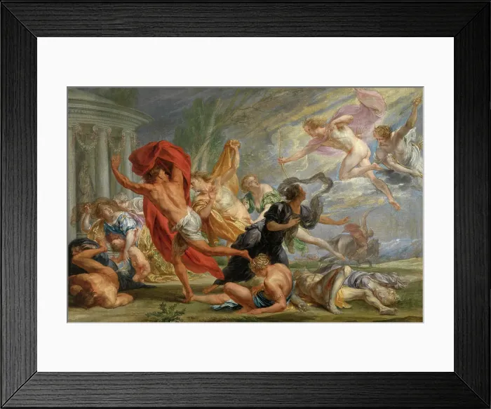 Framed Print : Apollo and Diana Kill Niobe's Children, c1630-1660s. Creator: Jan Boeckhorst Framed Print : Apollo and Diana Kill Niobe's Children, c1630-1660s. Creator: Jan Boeckhorst