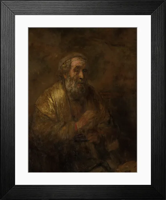 Framed Print : Homer, 1663. Creator: Rembrandt Harmensz van Rijn Framed Print : Homer, 1663. Creator: Rembrandt Harmensz van Rijn
